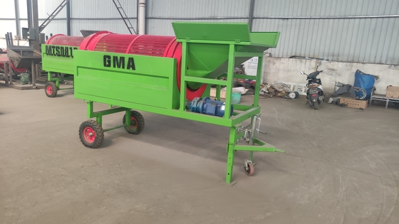 Équipement de récupération mobile Baril de sable minéral écran à baril rotatif pour minerai à petite échelle