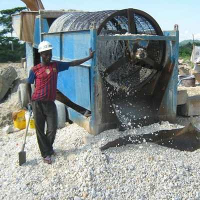 Fabrication d'une usine de sable et d'équipements de lavage d'or