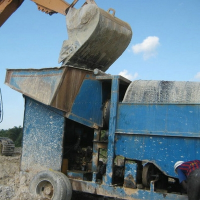 Fabrication d'une usine de sable et d'équipements de lavage d'or