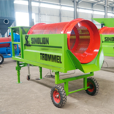 Taille d'alimentation Moins de 300 mm Machine à écran à sable à rouleaux sans arbre pour la pierre bleue