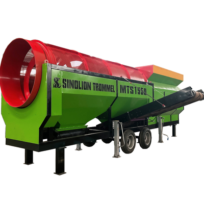 Écran/Sieve mobile rotatif à tambour de compost à haute capacité avec moteur électrique de 3 à 45 kW