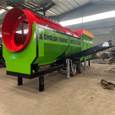 2023 Année Filtreur de sol rotatif tamis à trommel pour usine mobile de filtrage du compost