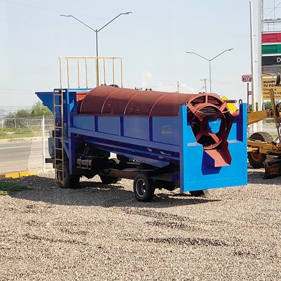 50 à 500 tonnes par heure Capacité machine à tambour en jaune