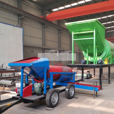 Mini Tromel usine de lavage d'écran portable pour l'exploitation minière d'or Trommel à grande capacité
