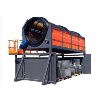 2200 kg de capacité séparateur de sable et de gravier en tambour avec matériau de film en acier inoxydable