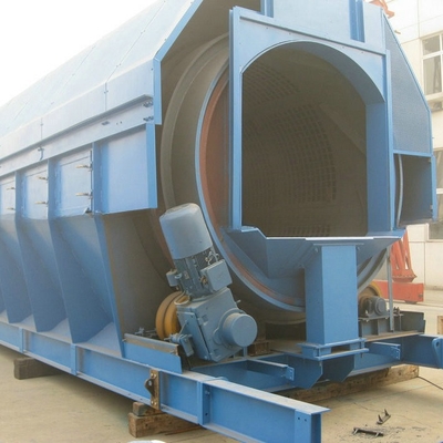 2200 kg de capacité séparateur de sable et de gravier en tambour avec matériau de film en acier inoxydable