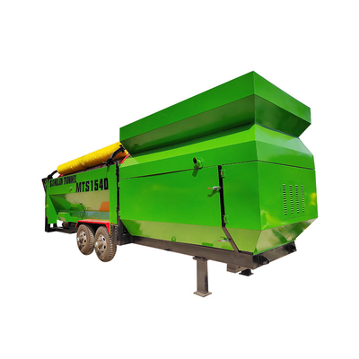 Filtreur de revêtement de sol à cylindre blanc mobile pour l'agriculture et le jardinage