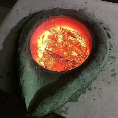 Mini four à induction électrique pour la fusion à petite échelle dans les ateliers de matériaux de construction