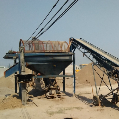 Machine de nettoyage du sable de 30 à 150 tonnes par heure, capacité de décharge de moins de 6 mm