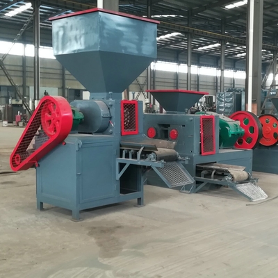 Machine de presse à billes de type rouleau pour le charbon de charbon de charbon de coke Briquettes de fer sans carbone