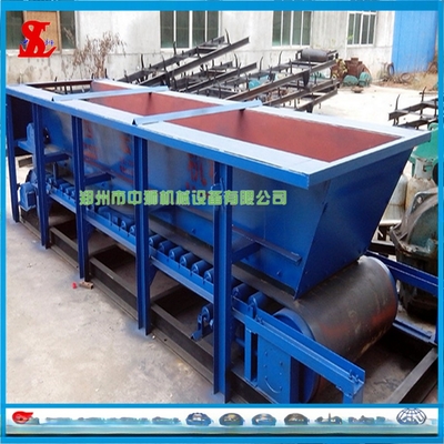 Alimentateur à boîtes et alimentateur à machines à briques pour équipements de fabrication de briques rationalisés