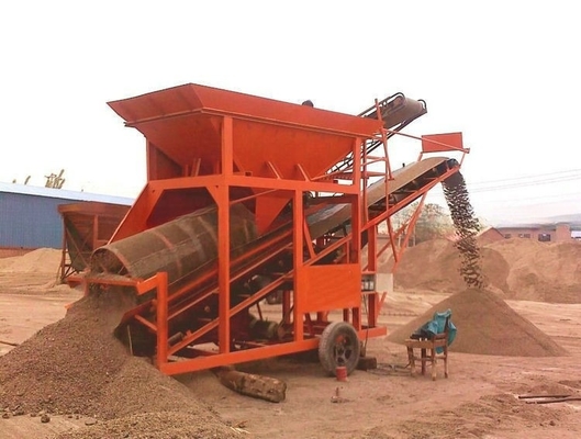 380v/415v/440v Voltage machine à tambour rotatif de tamisage du sable pour le dépistage des pierres de mine