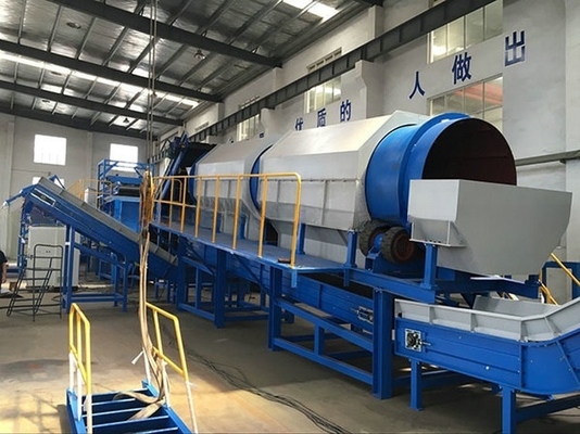 Efficacité de tri de 98% Machine automatique de tri des déchets pour la gestion des déchets de 6,5 à 10 tonnes