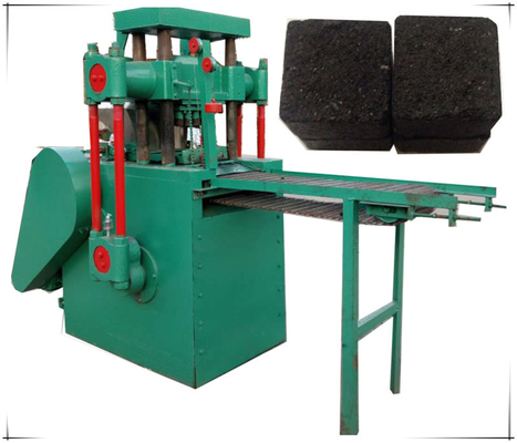 Matériau brut charbon et charbon de bois 25*25*25 mm Machine de poinçonnage à briquette Shisha