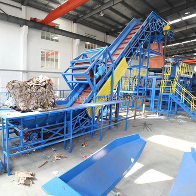 Ligne circulaire de recyclage des déchets urbains pour un traitement durable des déchets