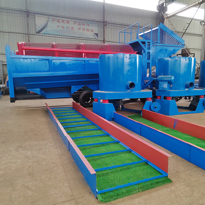 Séparateur de flotation jaune pour équipement d'extraction d'or fluvial automatique de grande capacité