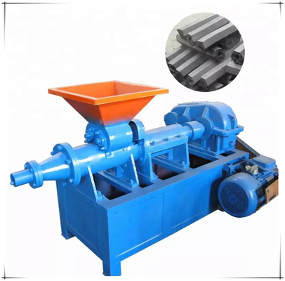 Machine d'extrusion de briquettes cubiques à charbon pour un fonctionnement facile et une tension de 380 v