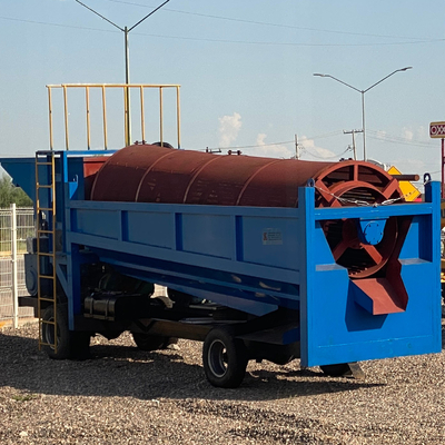 Usine de lavage d'écran de tambour à sable pour l'exploitation minière d'or personnalisée avec installation automatique