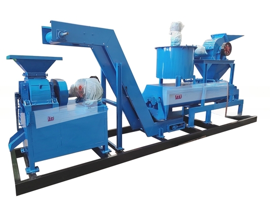 Presses à rouleaux de briquette à vent de charbon pour oreiller à billes et charbon carré en design bleu