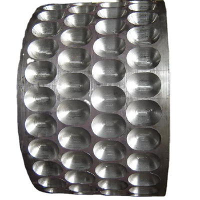 Rouleaux d'éteinte en alliage de chrome élevé de forme personnalisée pour les performances de la machine à briquettes