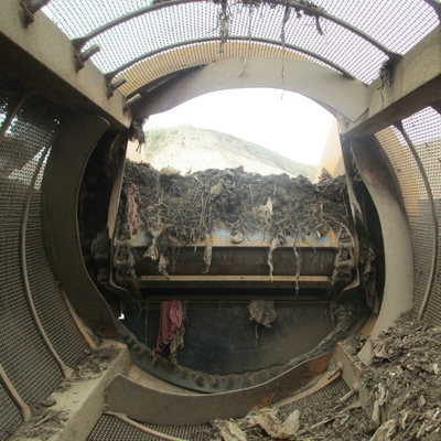 5600x2015x2010mm tambour rotatif vibrant tamis de compost pour le dépistage des granulés d'engrais