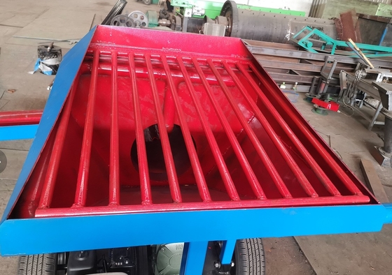 Modèle à petite échelle Portable Trommelle de lavage en or Écran pour travaux de construction de 5 à 10 t/h