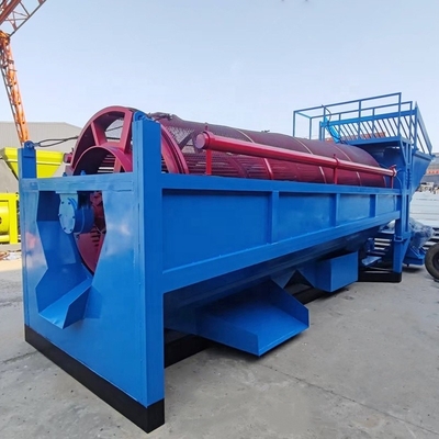 Capacité de traitement 80-150 t/h Filtrage des minerais Trommel screen pour l'extraction de l'or et des diamants