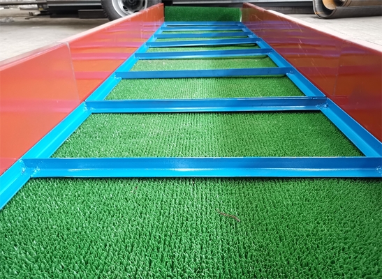 Boîte de cloison minière de séparation d'or précise avec tapis d'herbe de collecte d'or connecté