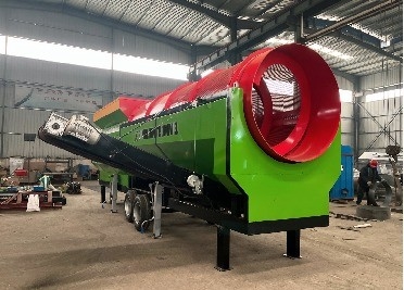 Fonction de dépistage Écran à tambour mobile pour la séparation du sable de gravier de compost