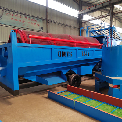 Système de traitement de la machine de lavage de l'or alluvial et de la roche avec 8000*2200*4000 dimensions