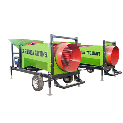 Écran de tamisage mobile de copeaux de bois et petite machine de tamisage d'engrais organiques composés