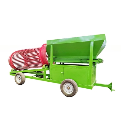 Écran de tamisage mobile de copeaux de bois et petite machine de tamisage d'engrais organiques composés