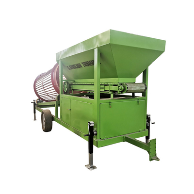 Écran de tamisage mobile de copeaux de bois et petite machine de tamisage d'engrais organiques composés