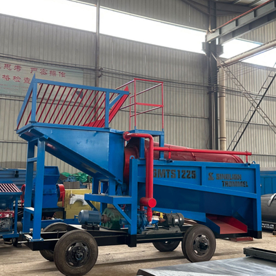 Trommel de séparation en or bleu pour une sortie de plusieurs matériaux et une efficacité de double écran