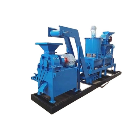 Moteur à courant alternatif Hexagon Charcoal Extrude Stick Briquette Machine avec conception 800-1000 kg par heure