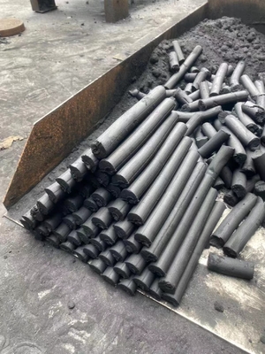 Moteur à courant alternatif Hexagon Charcoal Extrude Stick Briquette Machine avec conception 800-1000 kg par heure