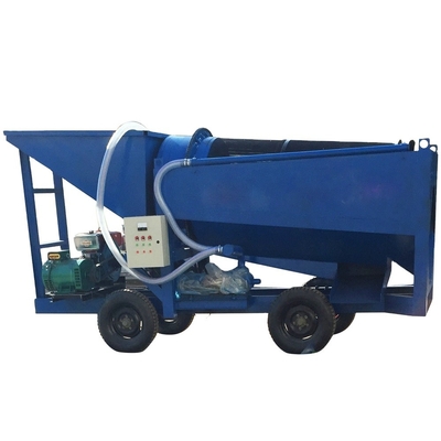 Machine de tamisage à écran à tambour rotatif à diamants d'or pour la récupération d'or et de diamants