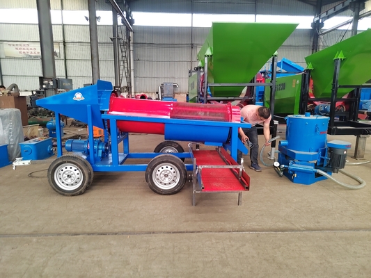 Machine de séparation de l'or avec installation diesel et guidage technique inclus