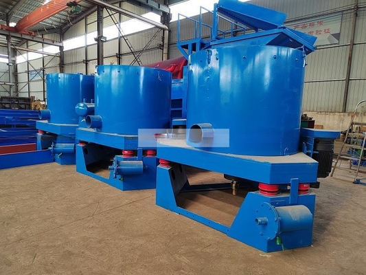 Centrifugeuse de séparation des minéraux d'acier machine de raffinage de l'or avec plusieurs options de processus