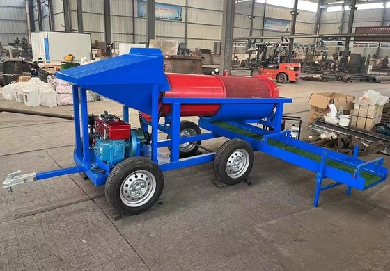 Mini-échelle 220V 5 à 10 tonnes usine de lavage d'or alluvial