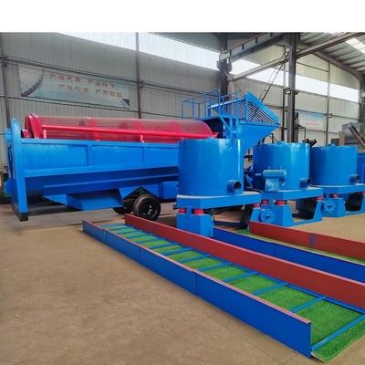 Écran à tambour mobile de grande capacité Machine minière de minerai d'or Separateur de minerai d'or