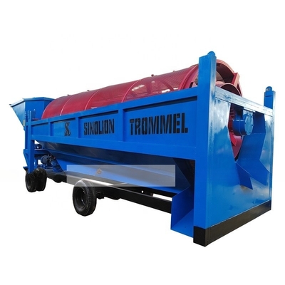 Machine de lavage à écran mobile Trommel à capacité de 80 à 150 t/h