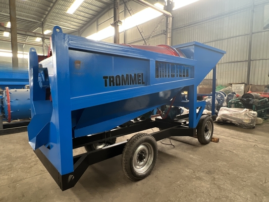 Separateur de sable d'or pour l'exploitation minière Machines à écran à tambour avec taille d'alimentation inférieure à 300 mm