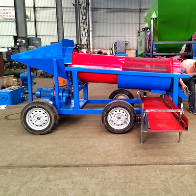 Petite capacité 10 tonnes séparateur de sable d'or mobile