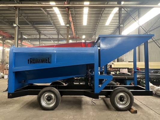 Petite usine de lavage d'écran de tambour minier d'une capacité de 10 tonnes avec séparateur par gravité