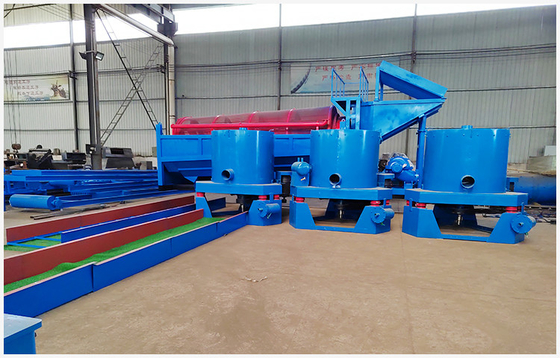 Installation mobile de séparation de diamants par sable alluvial à écran à tambour d'or à 98% d'efficacité