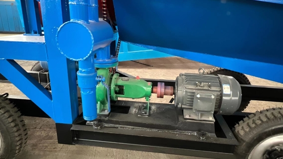 Équipement minier compétitif pour l'usine de lavage d'or de 4350x1350x2350 mm Trommel
