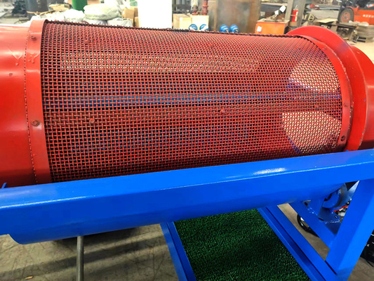 Machine à laver l'or en alluvion 10 tonnes par heure pour l'exploitation minière de l'or à petite échelle 3,0 m*0,8 m*1,6 m
