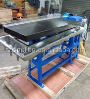 0.5-1.2 tonnes par heure Petite table de secouette d'or pour séparer le minerai d'or Multifonctionnelle