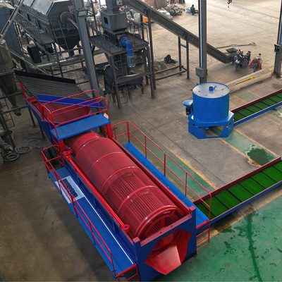 Usine de lavage de tambours d'or alluviaux de 200 Tph avec équipement minier de diamants au Ghana